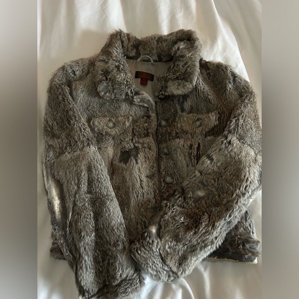 Danier Rabbit Fur Coat